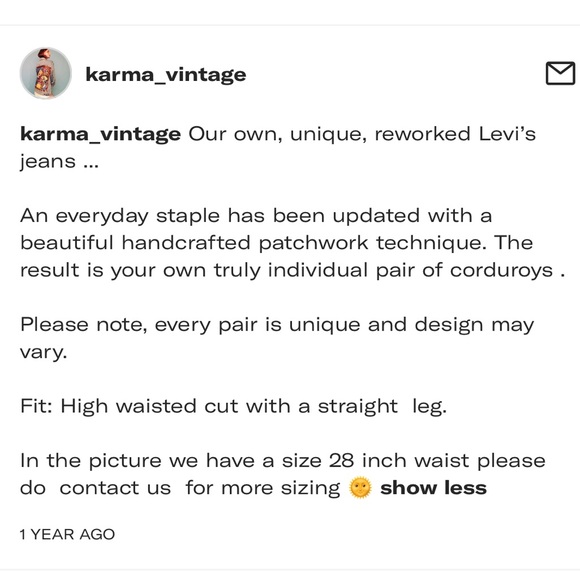 Custom Patchwork Levi’s - Picture 4 of 6